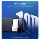 Hộp Đọc Ổ Cứng SATA III 2.5"/3.5" chuẩn USB 3.1 Gen 2 Cao Cấp UGREEN US221 - Hàng Chính Hãng, Bảo Hành 18T Đổi Mới
