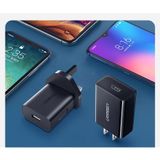 Củ Sạc Nhanh 18W QC 3.0 Ugreen CD122 Dùng Cho ĐT Iphone, Samsung, Huawei, Oppo ... BH 18T Chính Hãng