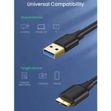 Dây Cáp Đọc Ổ Cứng Micro USB 3.0 UGreen US130 - BH 18T Chính Hãng