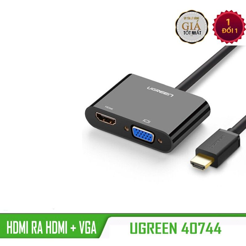  Cáp chuyển đổi HDMI to VGA&HDMI chính hãng UGREEN 