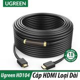 Cáp HDMI UGreen HD104 Chính Hãng - Dài 15M, 20M, 25M, 30M ... 100M