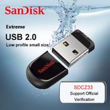 USB 2.0 SANDISK 4Gb, 8Gb,16Gb,32Gb Cruzer Fit mini - Bảo Hành 1 Năm Chính Hãng