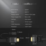 Dây HDMI Sang Vga UGreen Chính Hãng ( MM117) - Dài 1.5M, 2M, 3M