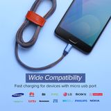 Cáp Sạc Điện Thoại Micro USB 2.4A Bện Jeans Cao Cấp UGREEN