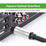 Cáp Audio Sợi Quang Vỏ Nhôm Bện Nylon Cao Cấp UGREEN AV108 - Hàng Chính Hãng
