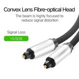 Cáp Audio Sợi Quang Vỏ Nhôm Bện Nylon Cao Cấp UGREEN AV108 - Hàng Chính Hãng
