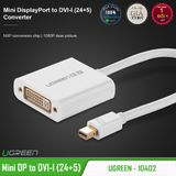 Cáp Mini DisplayPort ra DVI (24+5) full-HD 1080p Cao Cấp UGREEN 10402