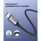 Cáp Sạc Nhanh 3A QC 3.0 Cổng Micro USB UGREEN US290 - Dây Bện Lưới BH 18T Chính Hãng