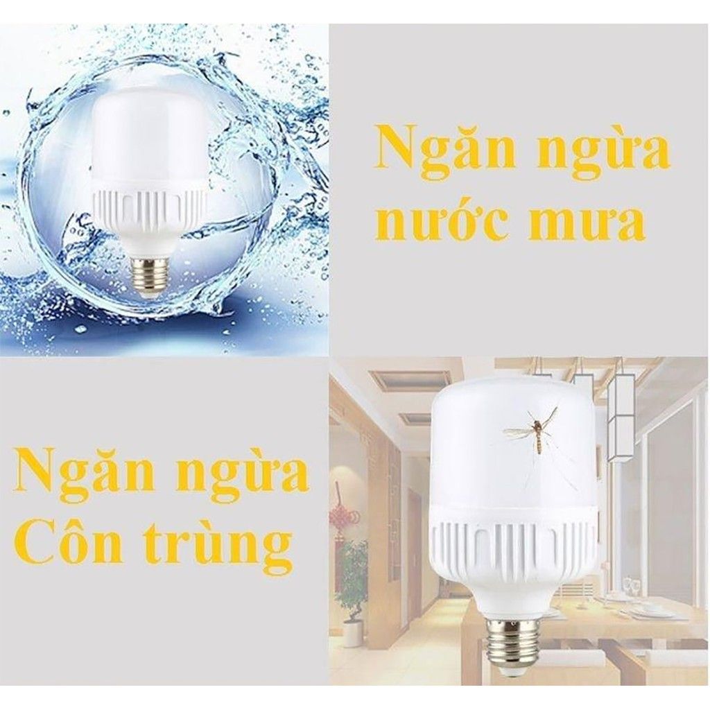  Bóng Đèn LED Hình Trụ Siêu Sáng - Tiết Kiệm 90% Điện Năng 