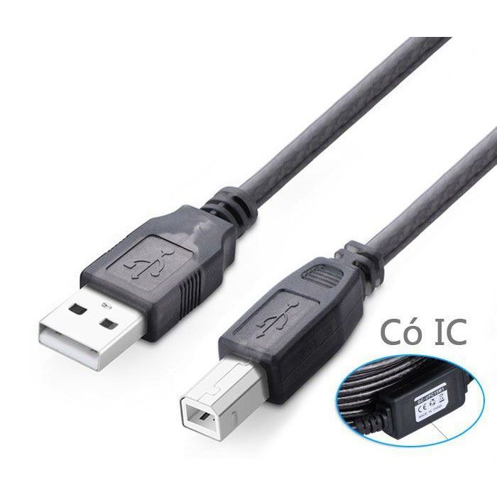  Cáp USB Máy In Dài 10M, 15M UGreen US122 Chính Hãng - Chipset cao cấp 