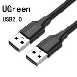 Ugreen 10308 - Cáp Usb 2.0 Link 2 Đầu Đực Dài 0.5M