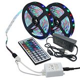 Đèn led dây dán quảng cáo 12vol  dài 5 mét RGB NGUYÊN BỘ  (Nguồn + điều khiển tích hợp bluetooth + remote ) hiệu Hpelectric chip led 5050 chống nước  mã H5050-CN-BO