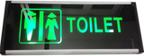 Đèn sạc Exit thoát hiểm chữ Toilet + hình phụ nữ Mã H335F