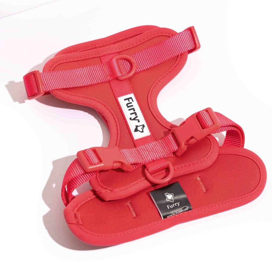 Gói Phụ Kiện Yếm Dắt Coral Red