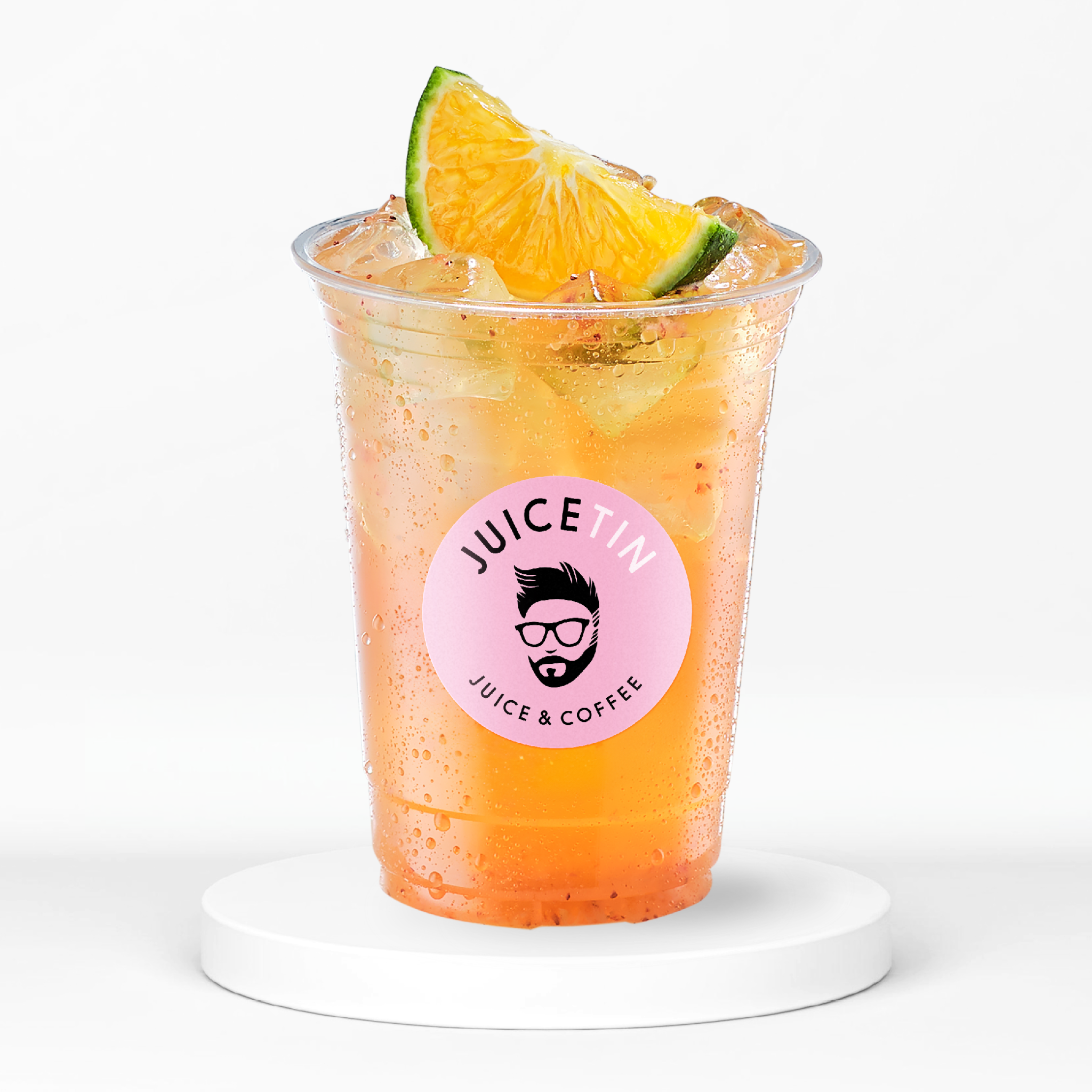 STRAWBERRY ORANGE GREEN TEA