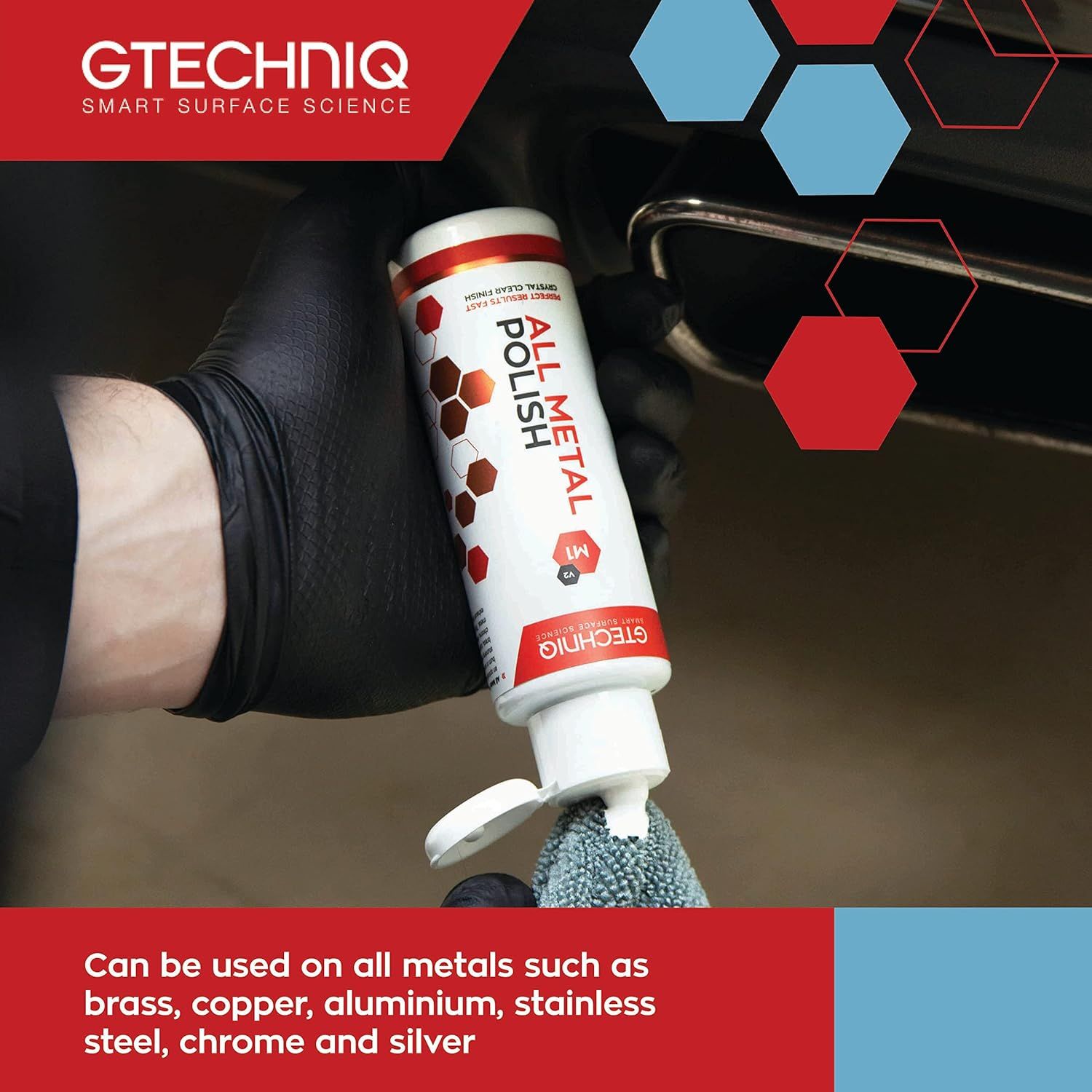 Dung Dịch Làm Bóng Kim Loại - Gtechniq M1 All Metal Polish 100ml