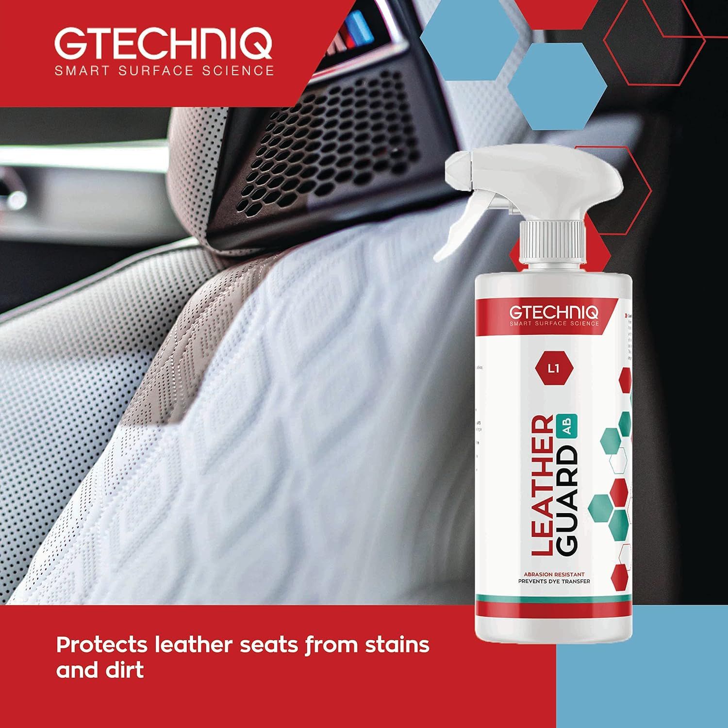 Dung Dịch Dưỡng Da Nội Thất - Gtechniq L1 Leather Guard Anti-Bacterial 500ml