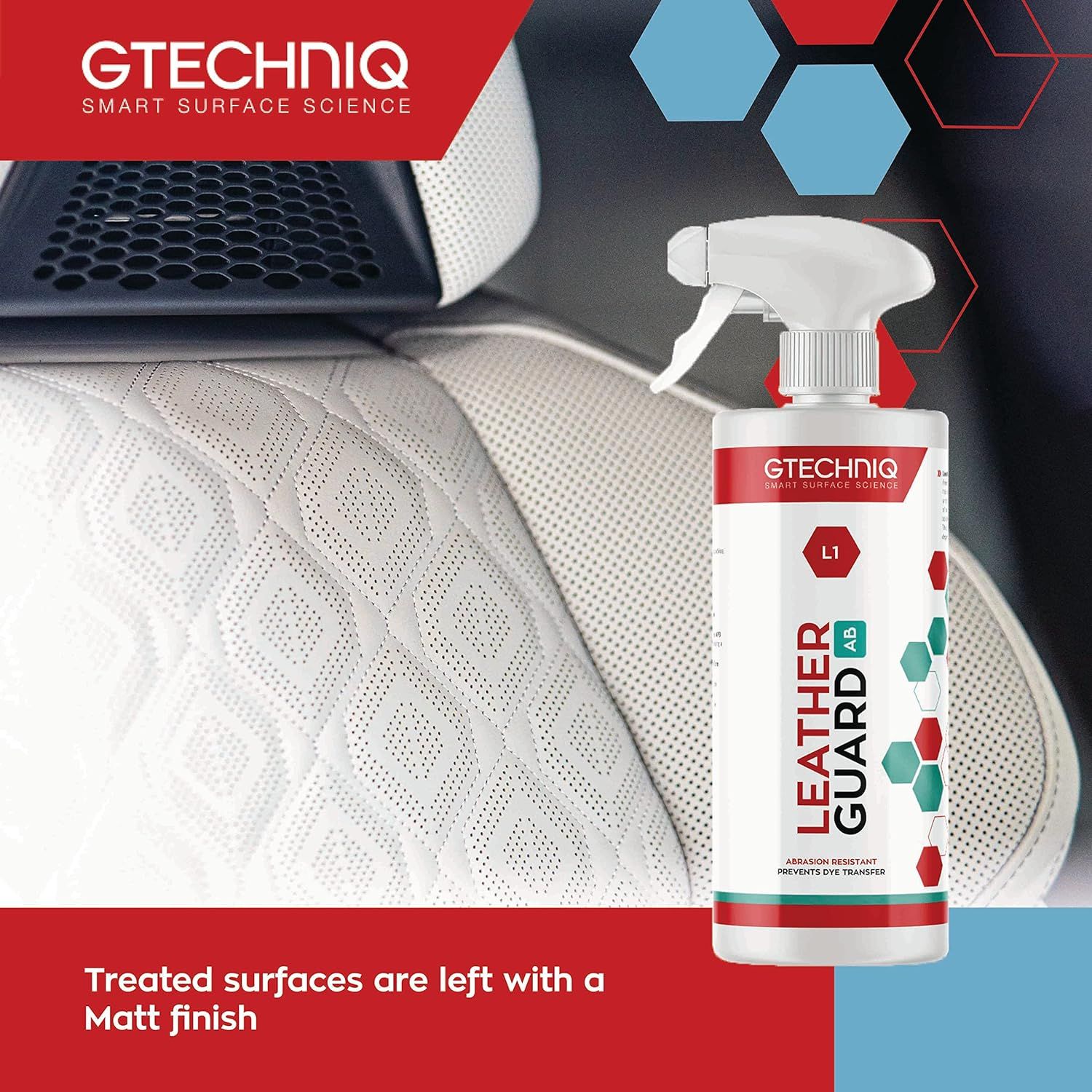 Dung Dịch Dưỡng Da Nội Thất - Gtechniq L1 Leather Guard Anti-Bacterial 500ml