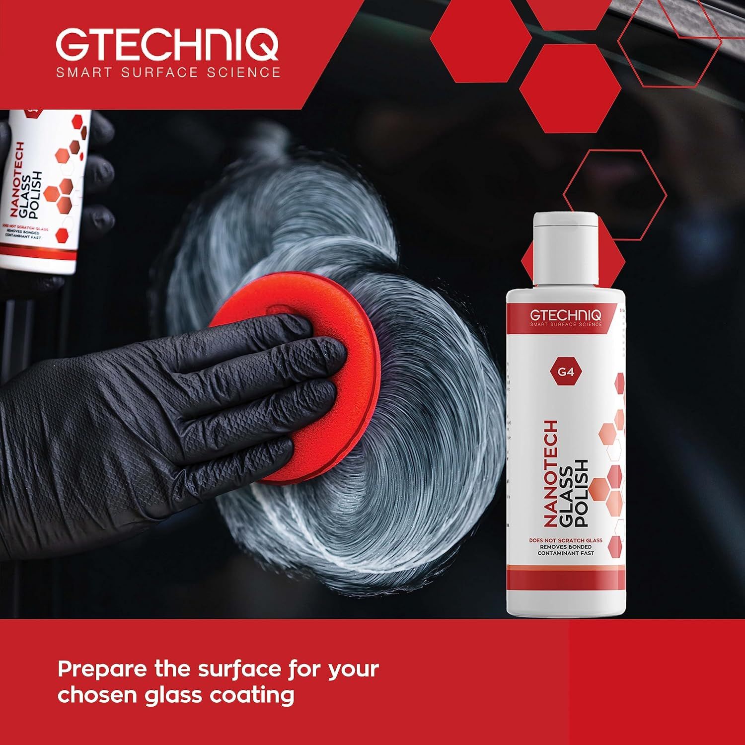 Dung Dịch Đánh Bóng Kính - Gtechniq G4 Nanotech Glass Polish 100ml