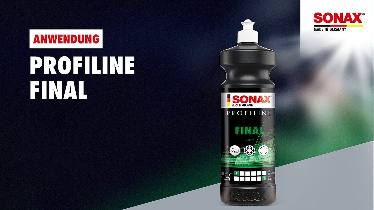 Xi Đánh Bóng - Sonax Profiline Final 1-6