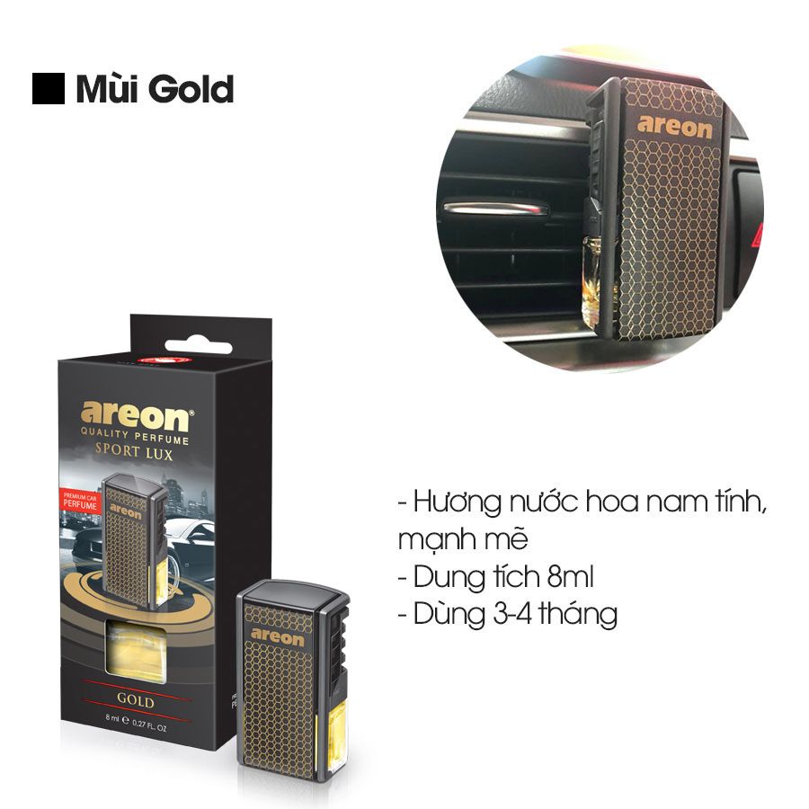 Kẹp Cửa Gió - Gold