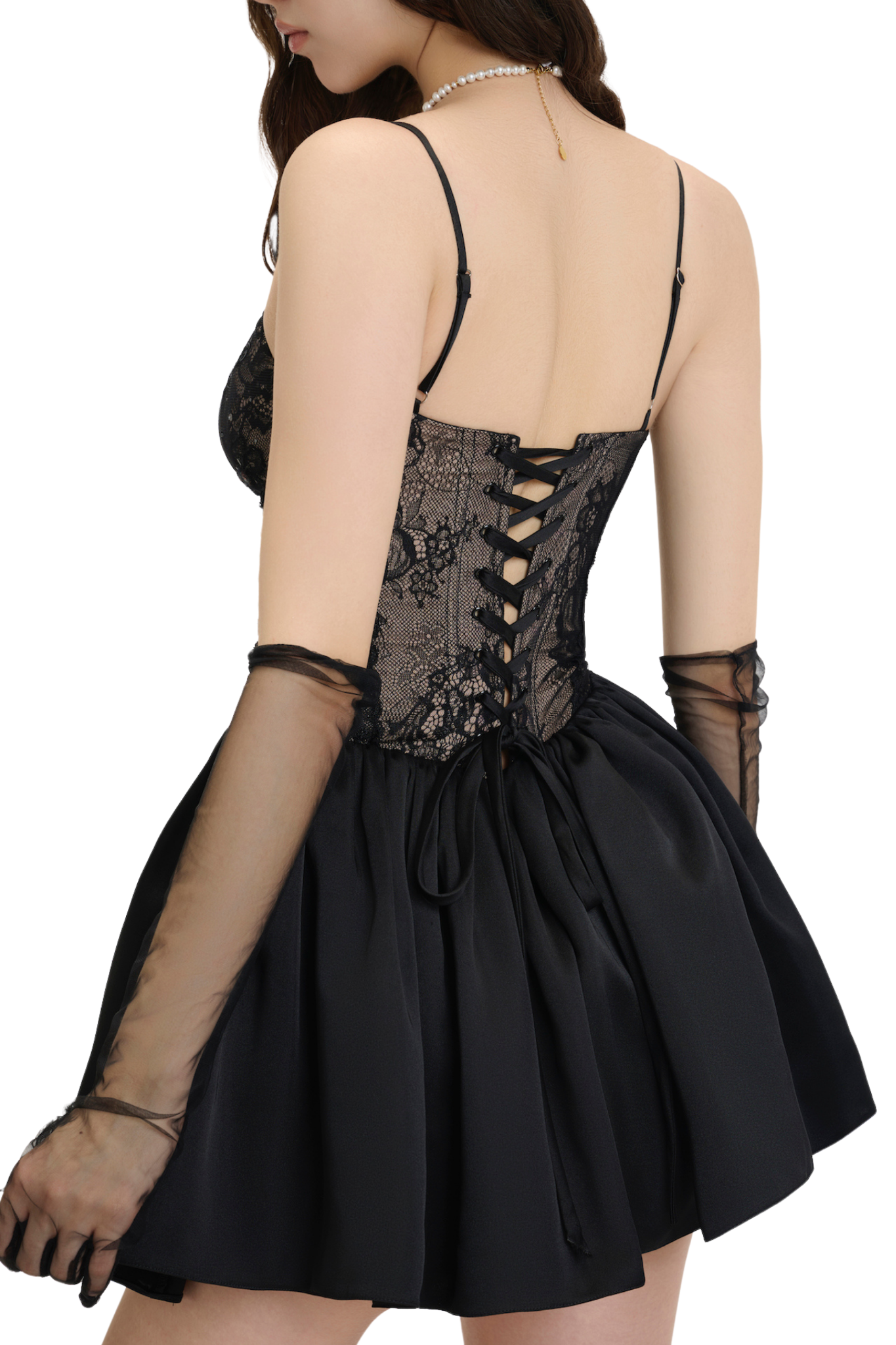 BUNNY DRESS (BLACK)
