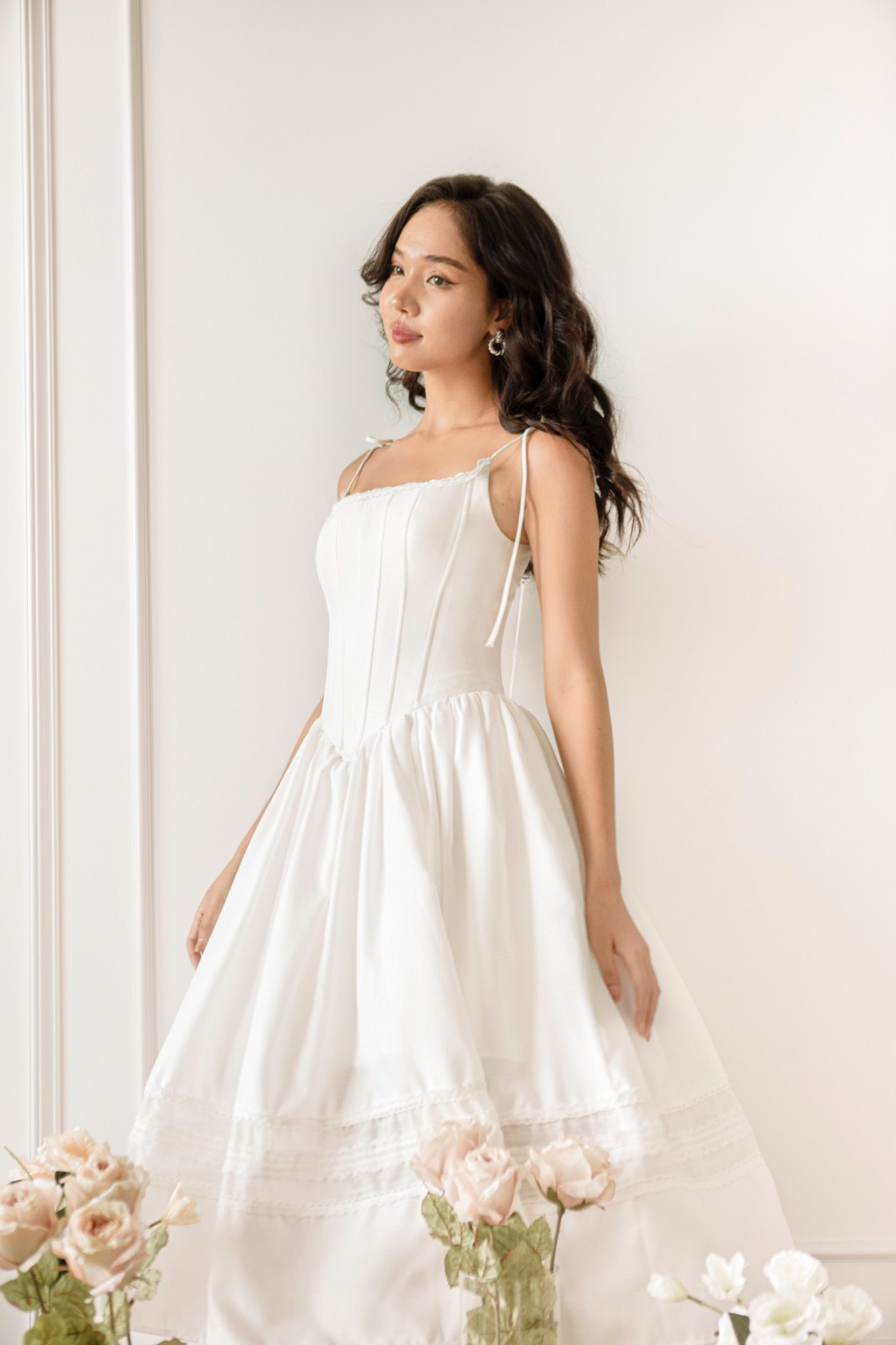  COLBIE DRESS (white) 