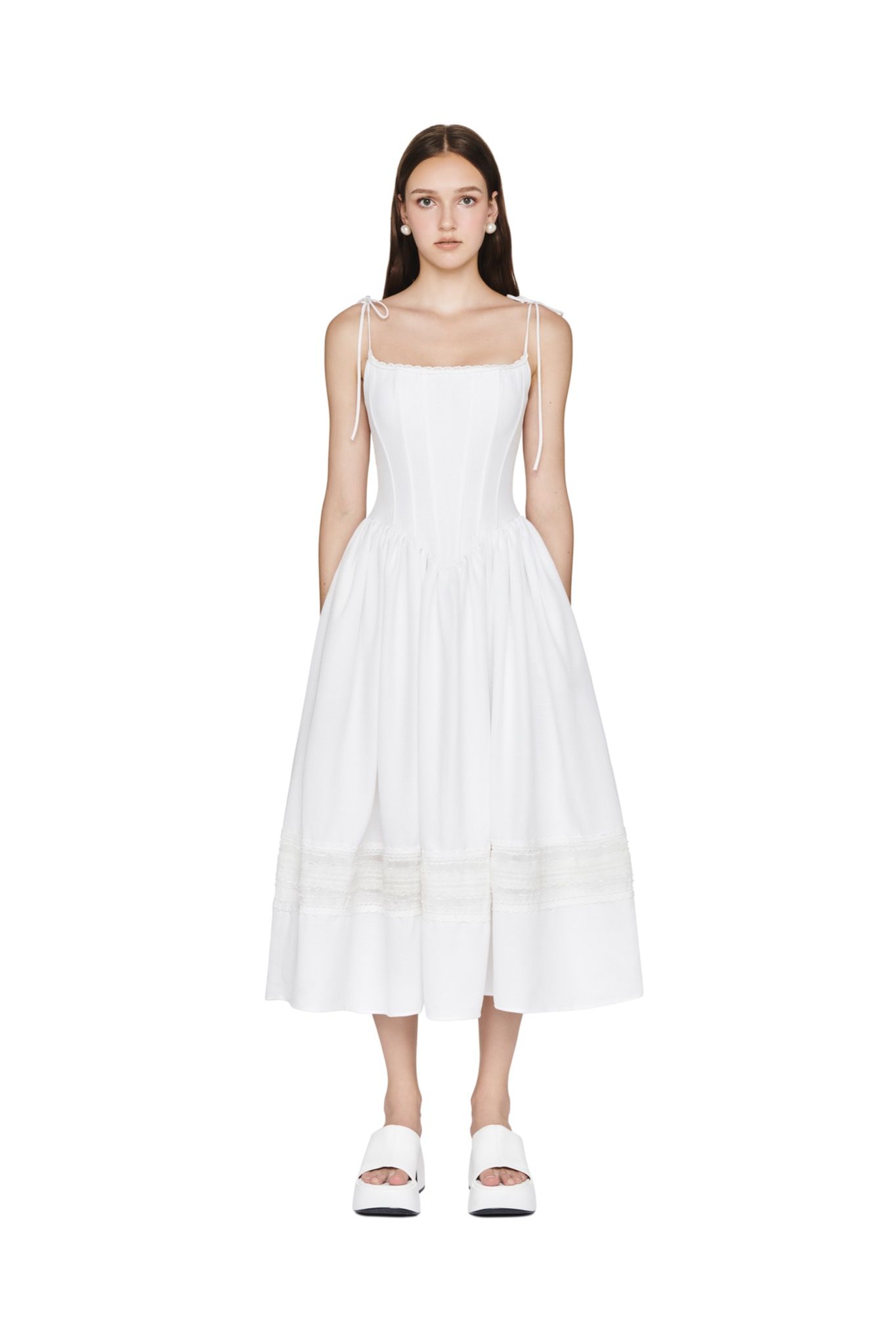 COLBIE DRESS (white)
