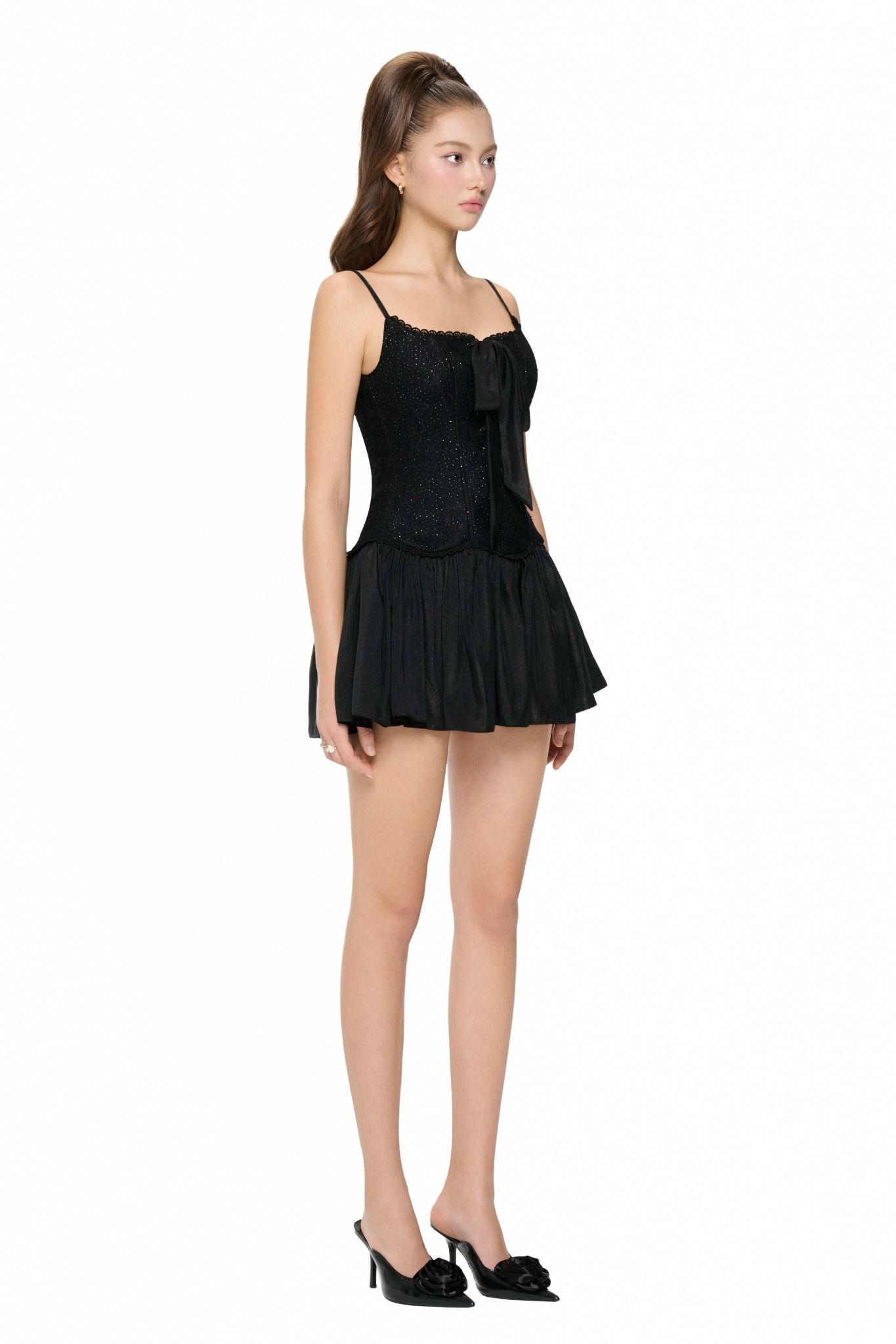 MAISIE DRESS (BLACK) RS25D107DE