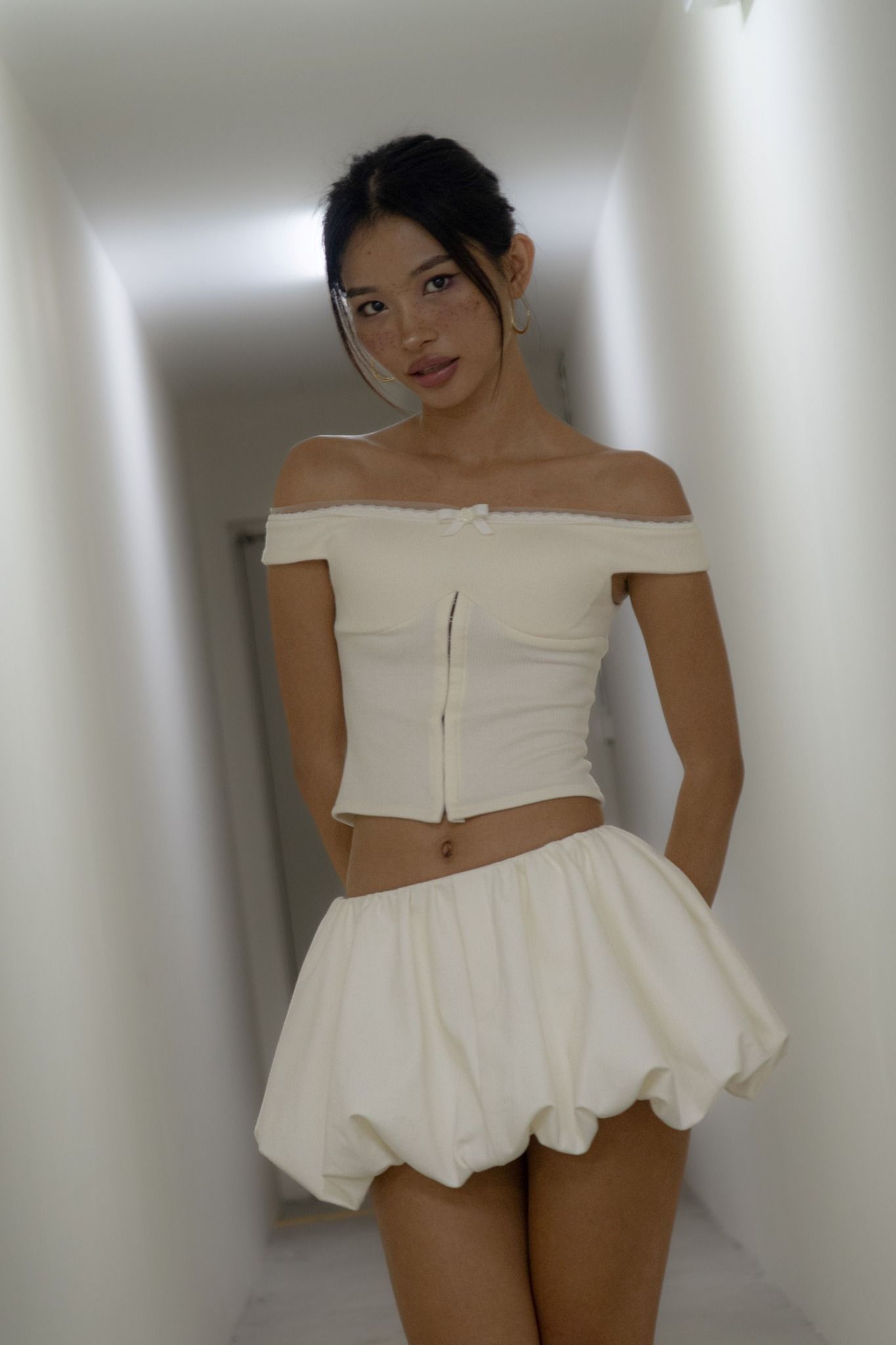 SONNET BALLOON SKIRT (white)