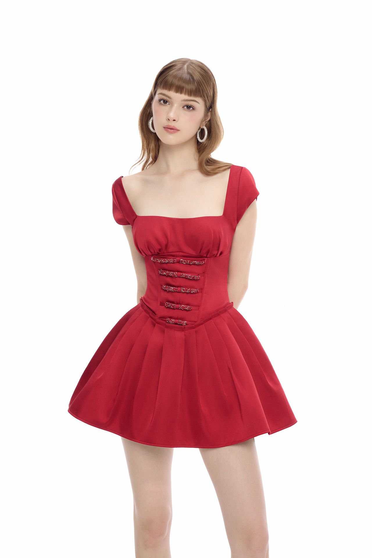 HAZEL DRESS (RED)