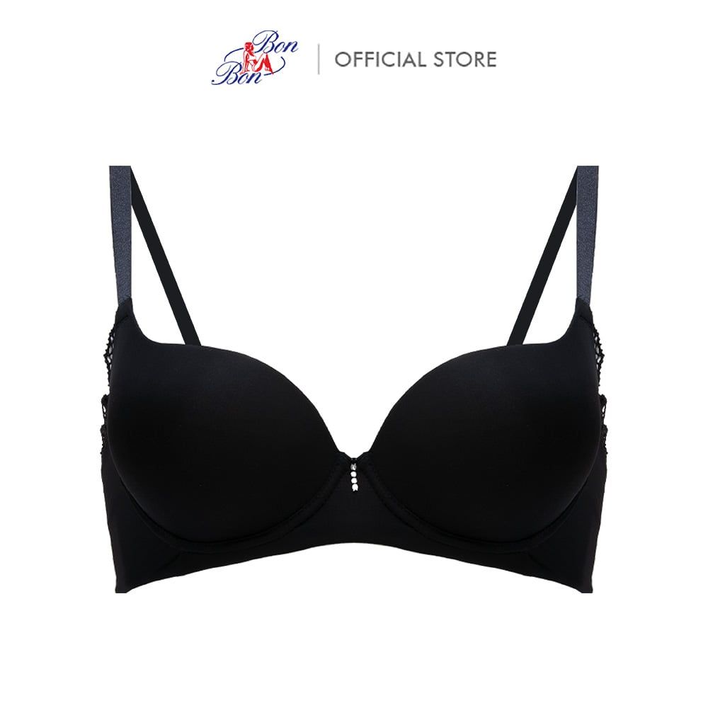 Áo lót mút mỏng, trơn, phối ren tinh tế - BV35168