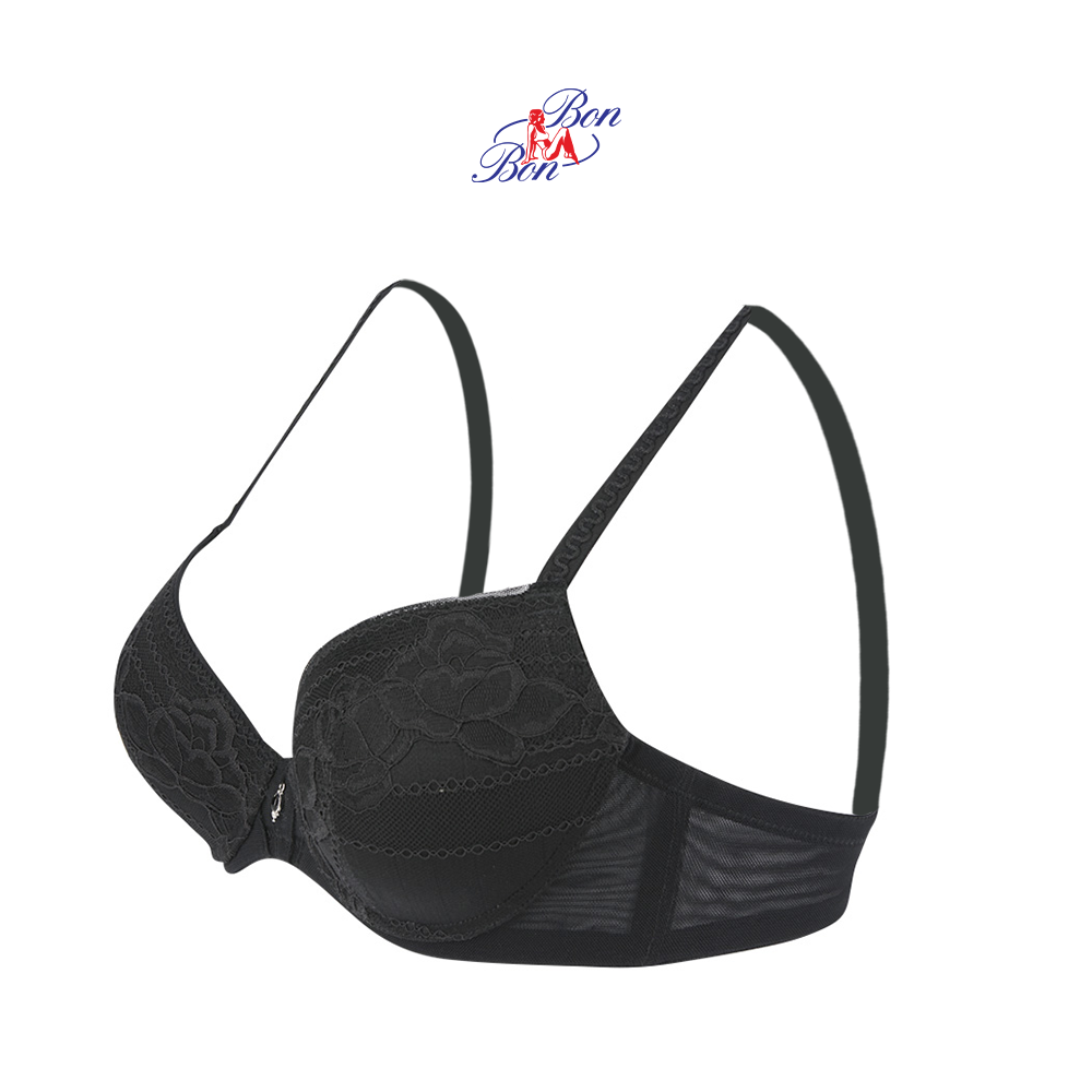 Áo ngực mút dày, dây vai có họa tiết - BV35136