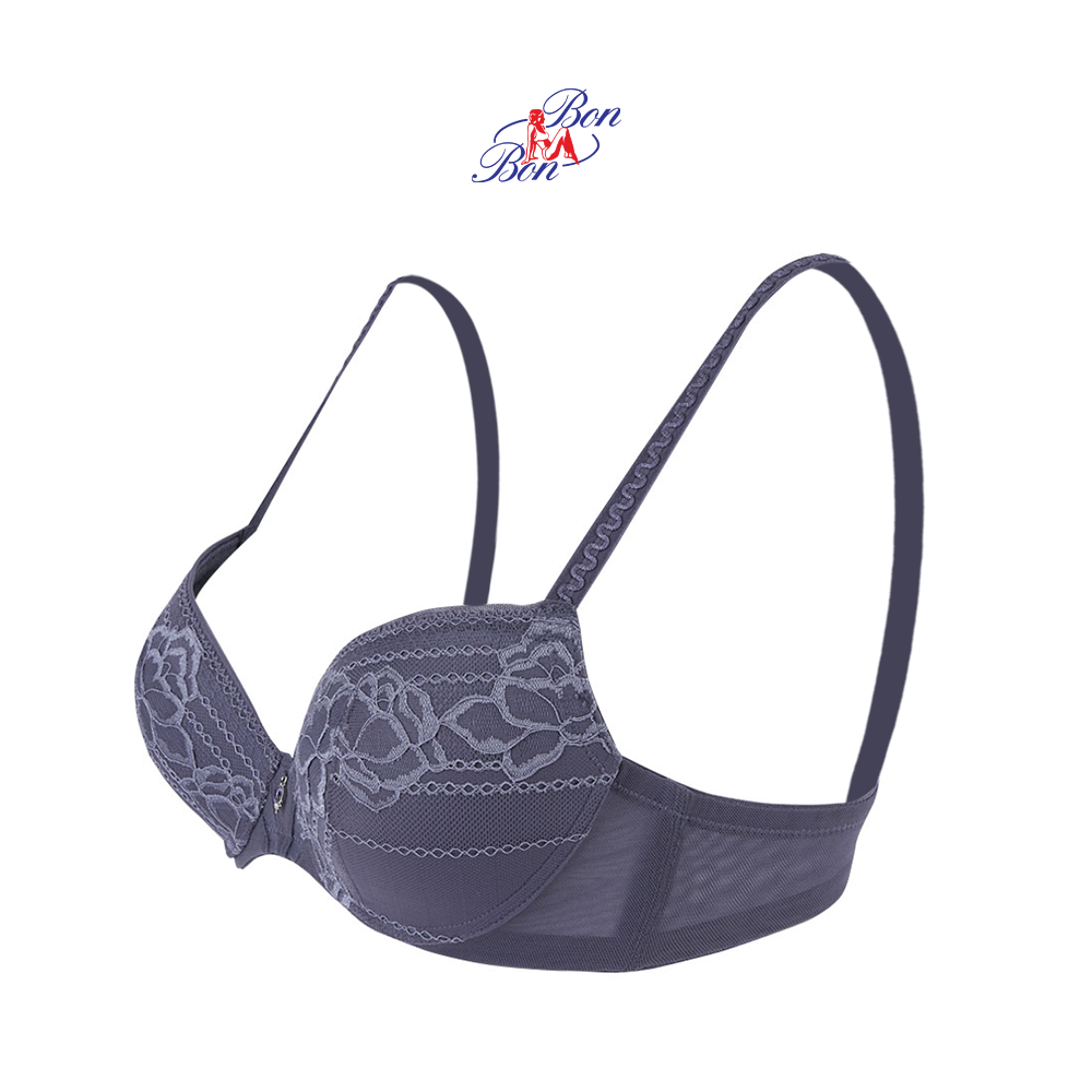 Áo ngực mút dày, dây vai có họa tiết - BV35136