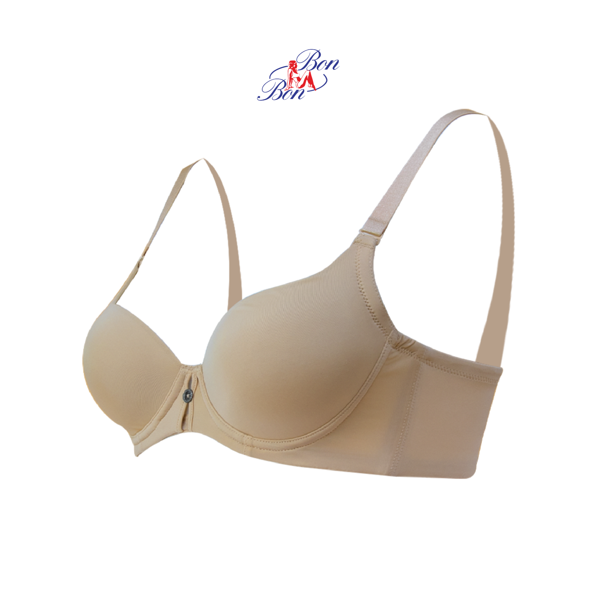 Áo lót trơn dáng basic có đệm mỏng vừa - BV35167