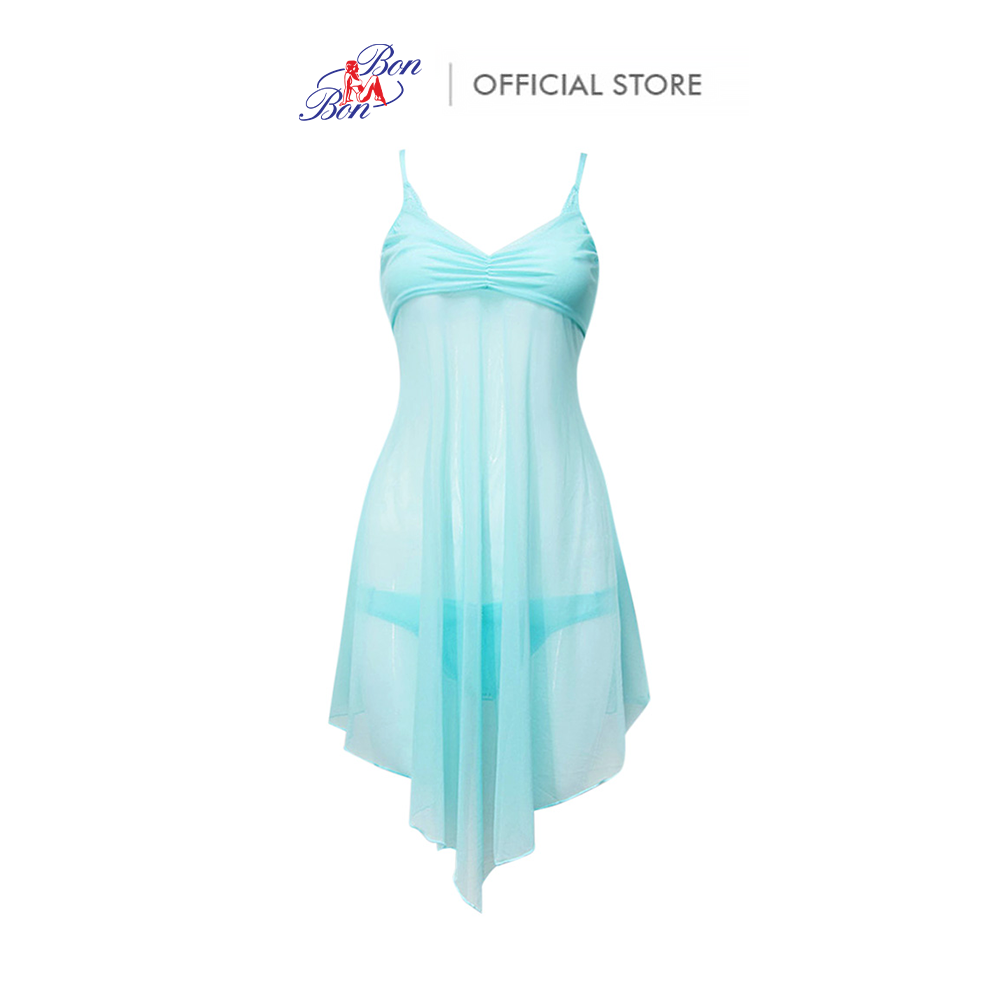 Đầm ngủ không cúp, cổ chữ V - IL9190