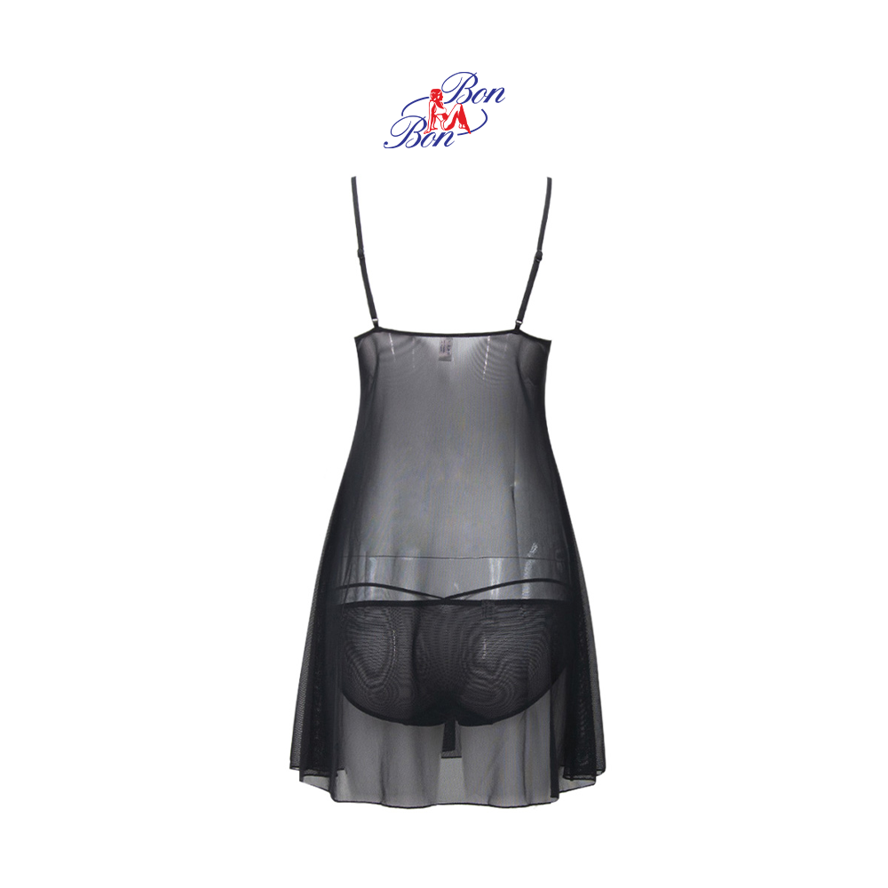 Đầm ngủ không cúp, vải lưới - IL9194