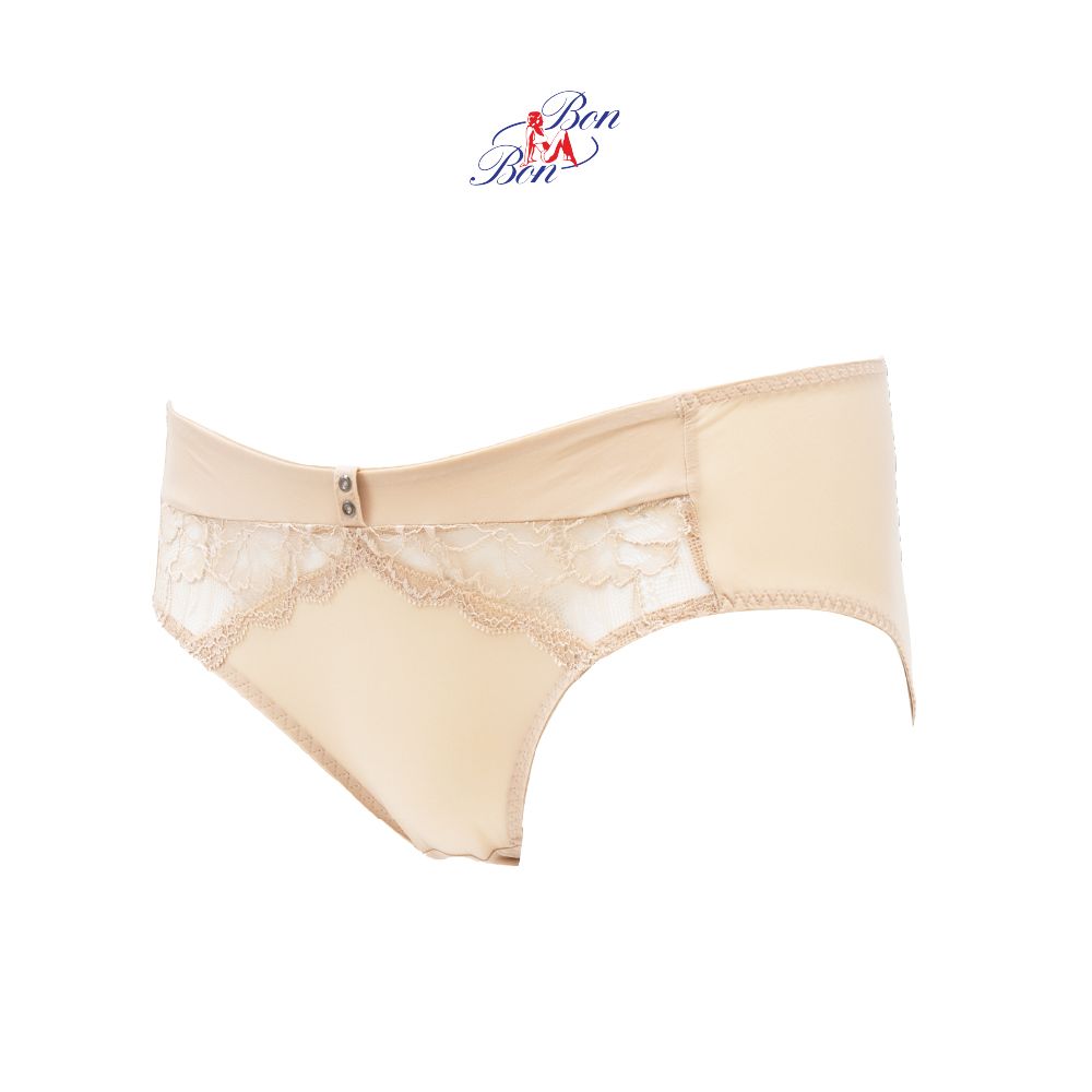 Quần lót lưng cao phối lưới , ren hoa - SV35170