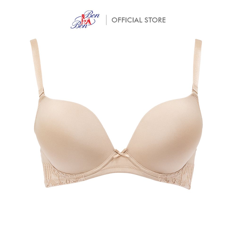 Áo lót cúp trơn, dây lưng ren , mút vừa - BSCB3503