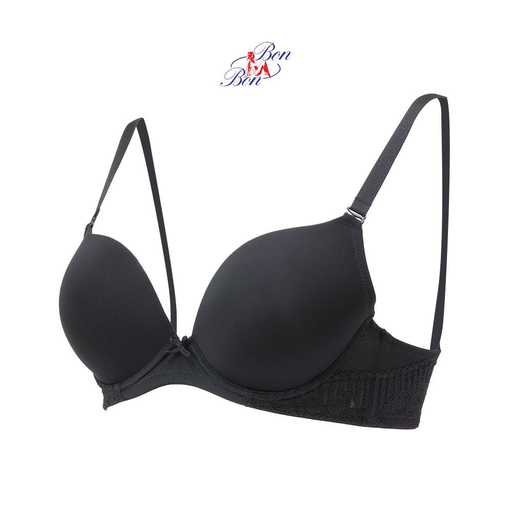 Áo lót cúp trơn, dây lưng ren , mút vừa - BSCB3503