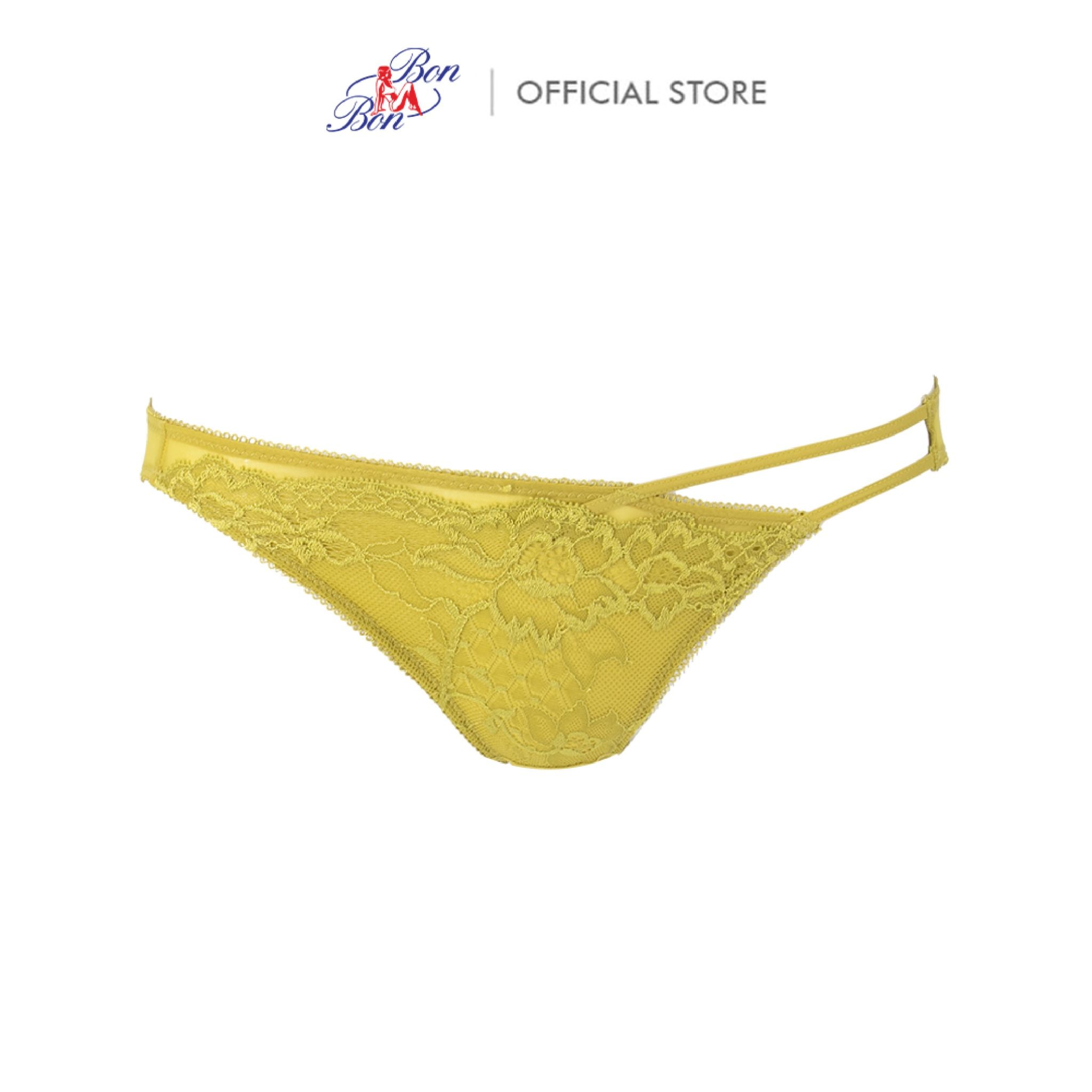 Quần lưng thấp, vải thun và ren - IS9464