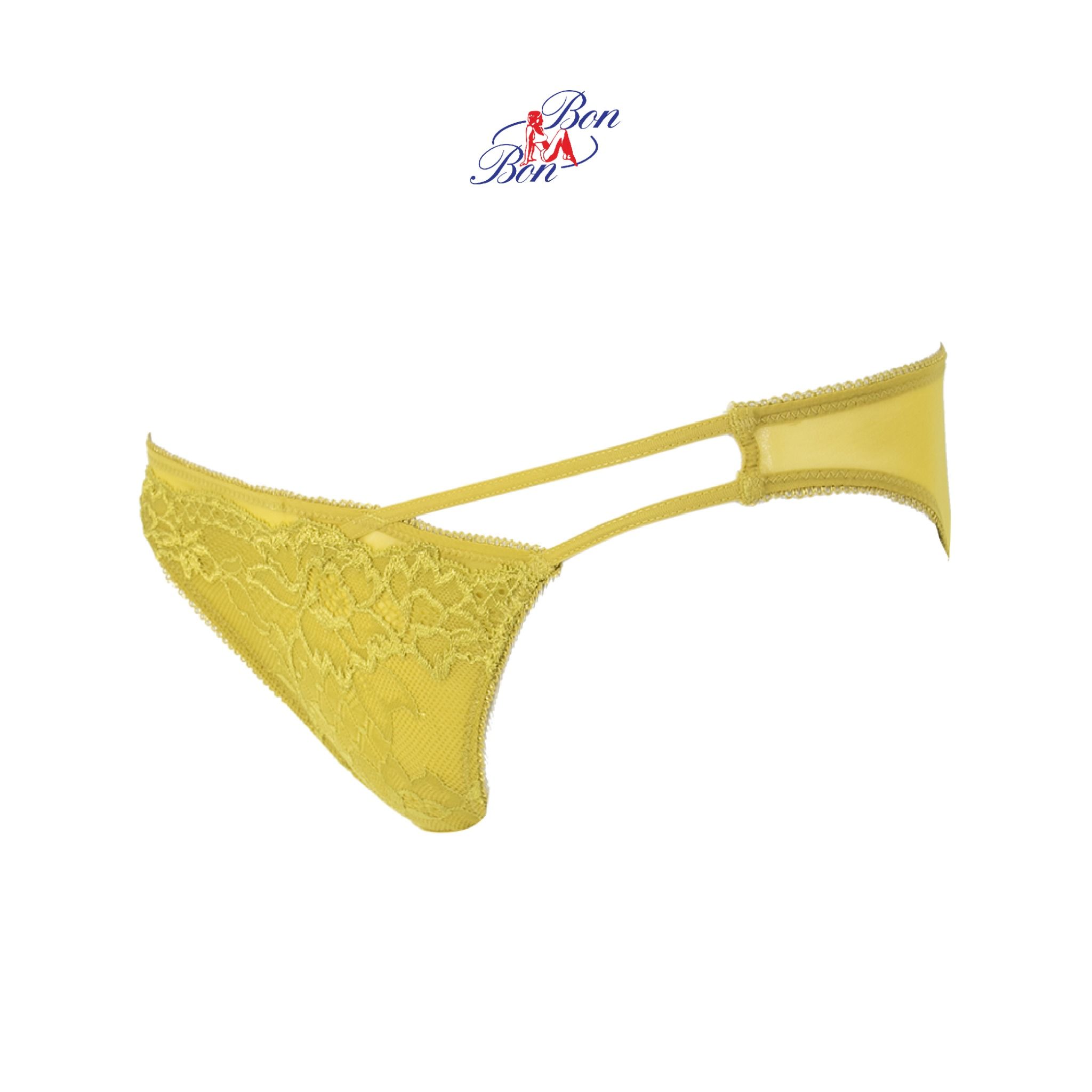 Quần lưng thấp, vải thun và ren - IS9464
