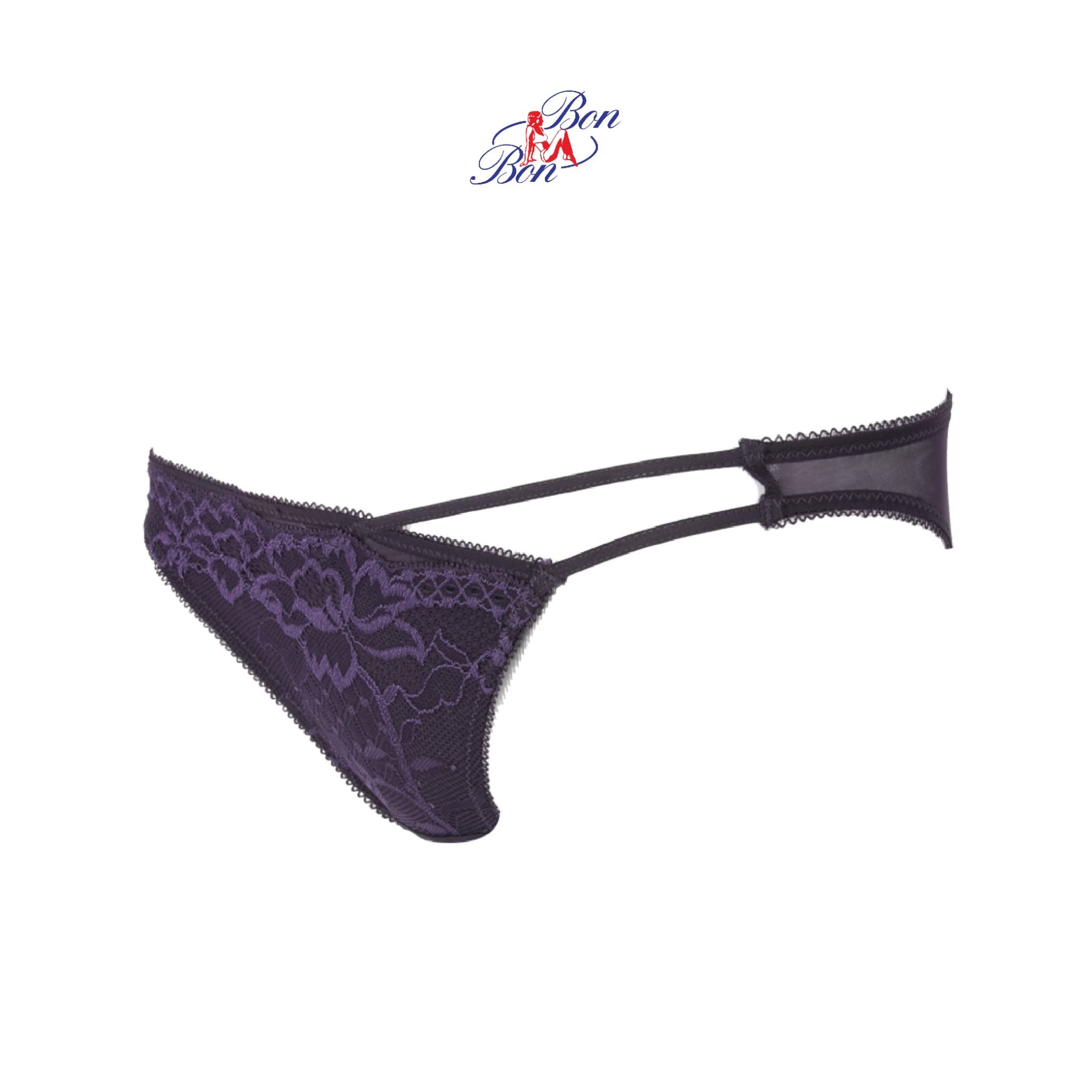 Quần lưng thấp, vải thun và ren - IS9464