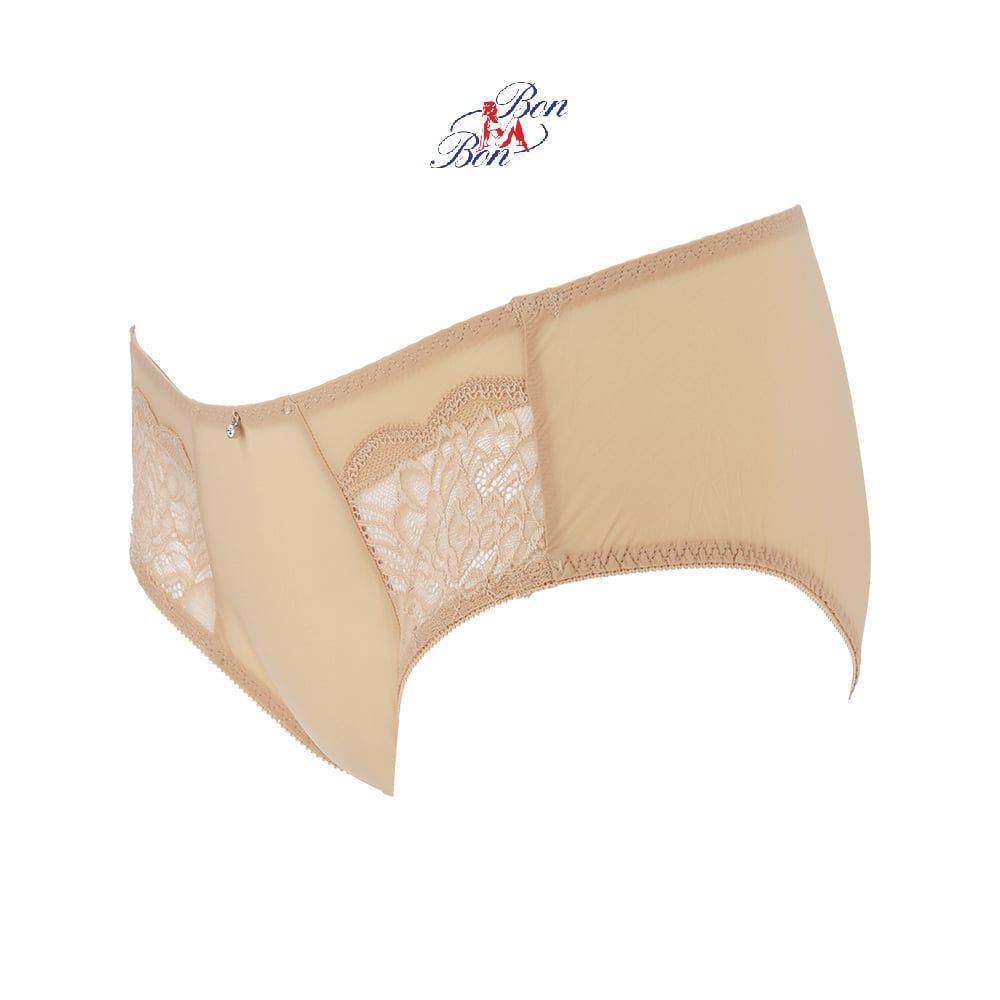 Quần lót lưng cao, ren đối xứng - SV35130