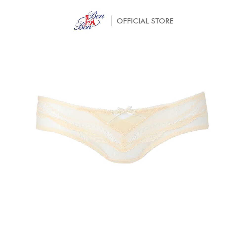 Quần lót lưng vừa, ren họa tiết - SV3569
