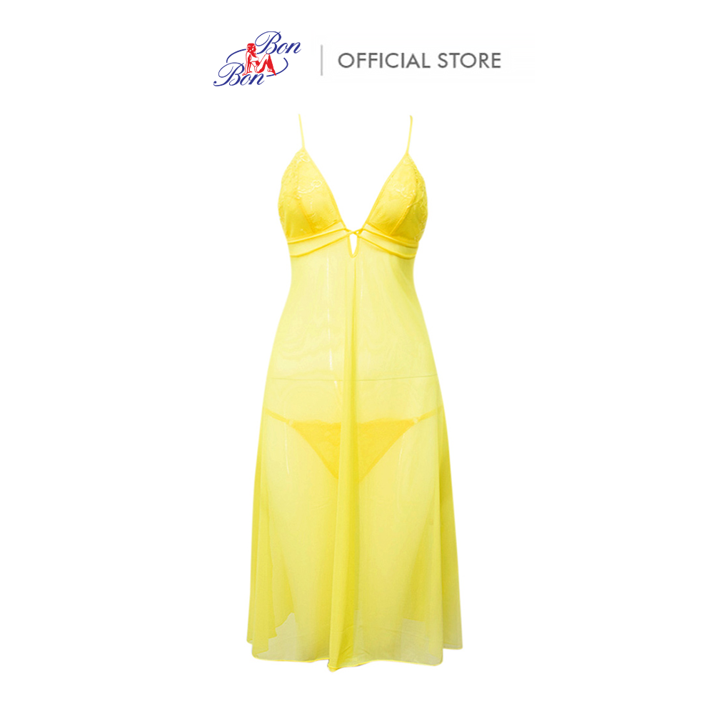 Đầm ngủ vải thun lưới xuyên thấu - IL9420