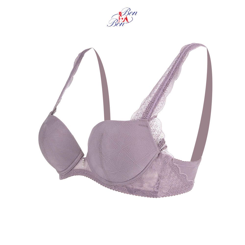 Áo lót dày vừa, dây vai phối ren - BV35177