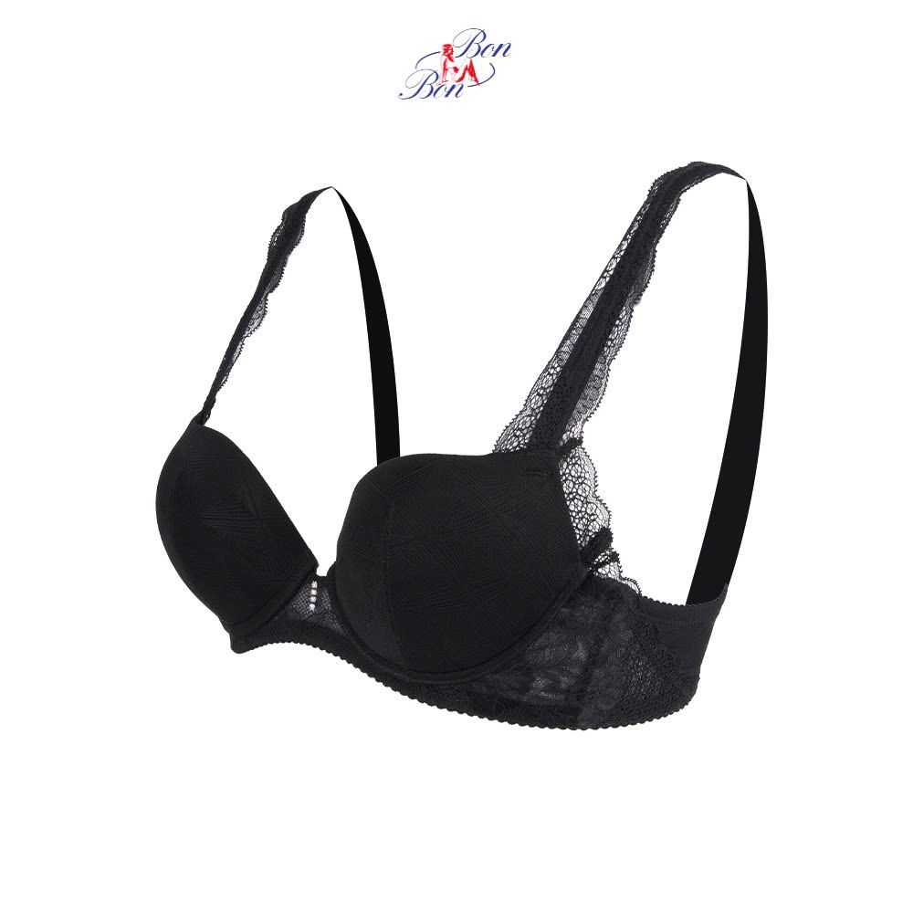 Áo lót dày vừa, dây vai phối ren - BV35177