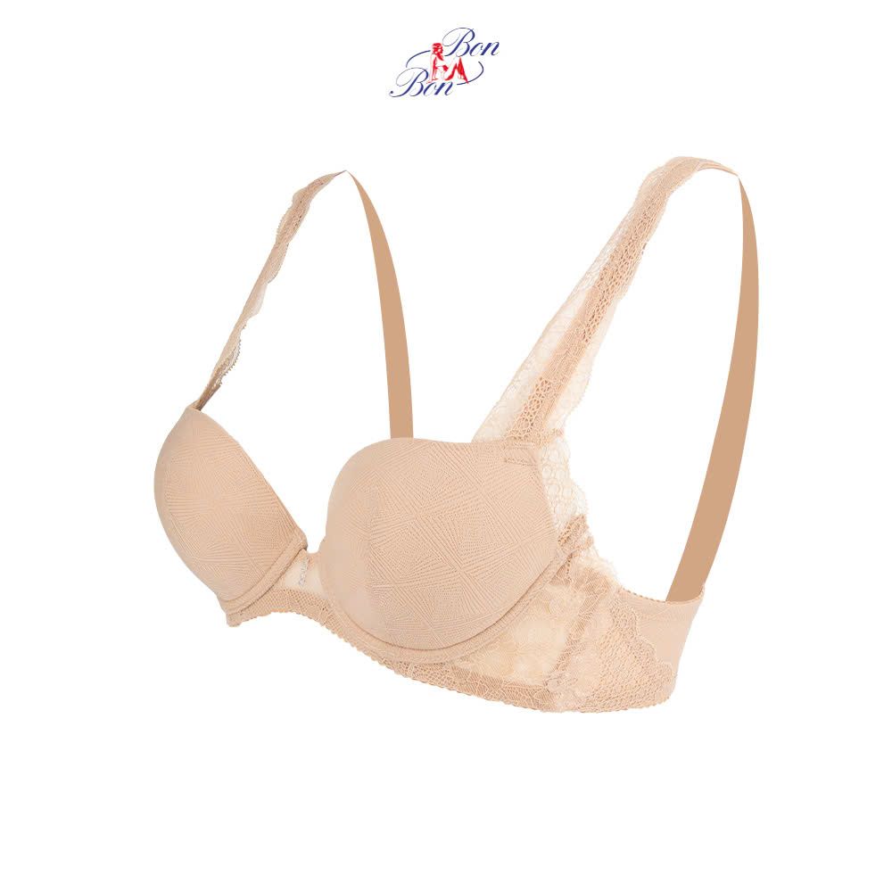 Áo lót dày vừa, dây vai phối ren - BV35177