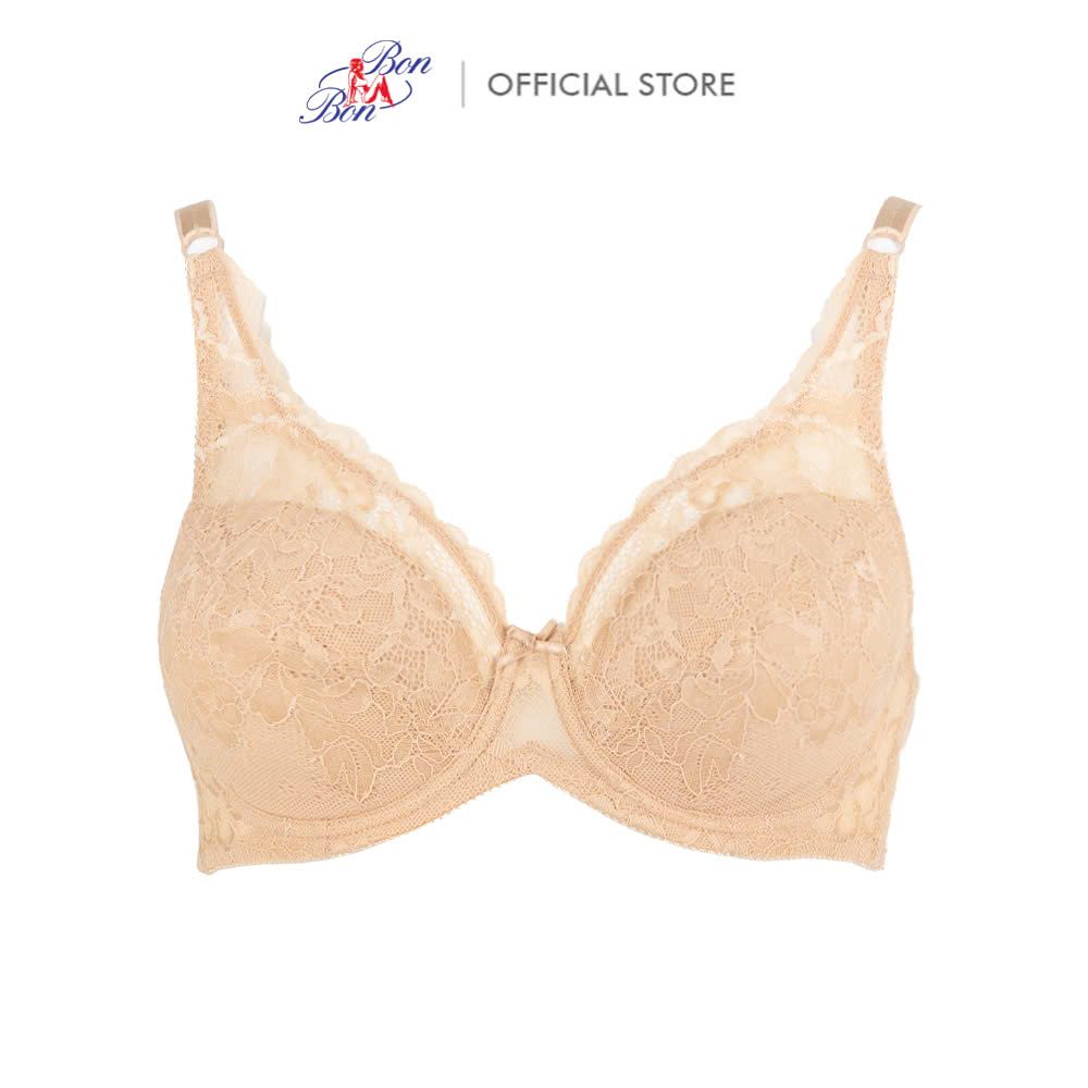 Áo lót mút mỏng, phối ren 4/5 Bon Bon - BSCB5301